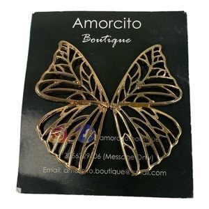 Amorcito Boutique Butterfly Wing Earrings